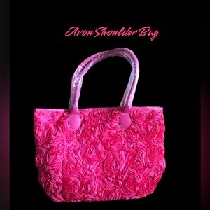 Avon Rosette Shoulder Bag Pink